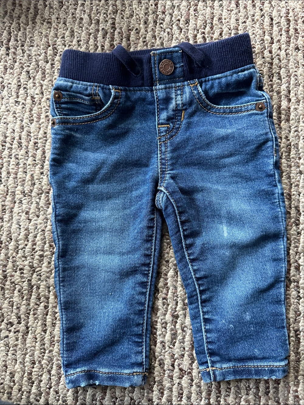 GAP Navy-Waist Dark Blue Denim Jeans